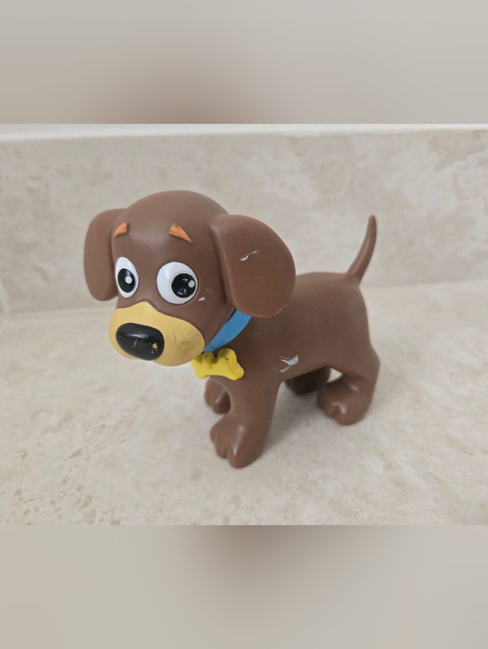 Vintage Mattel Viacom Dora The Explorer Vinyl Perrito Dog Figure TOY